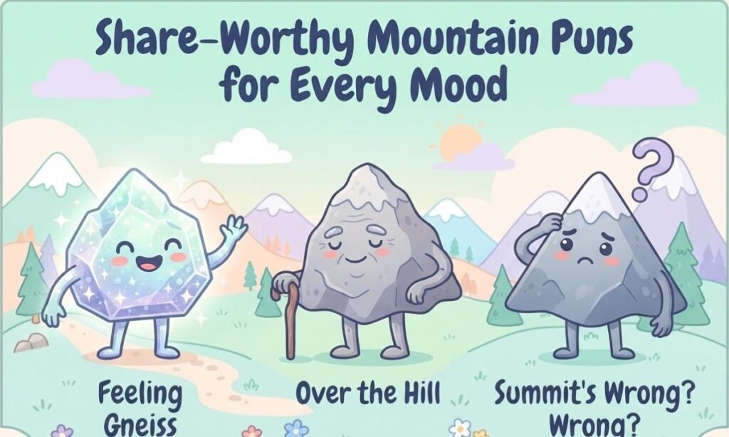 Share-Worthy Mountain Puns for Every Mood