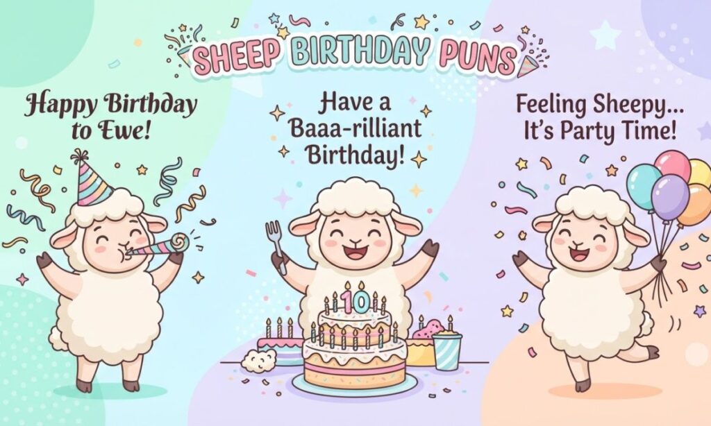 Sheep Birthday Puns