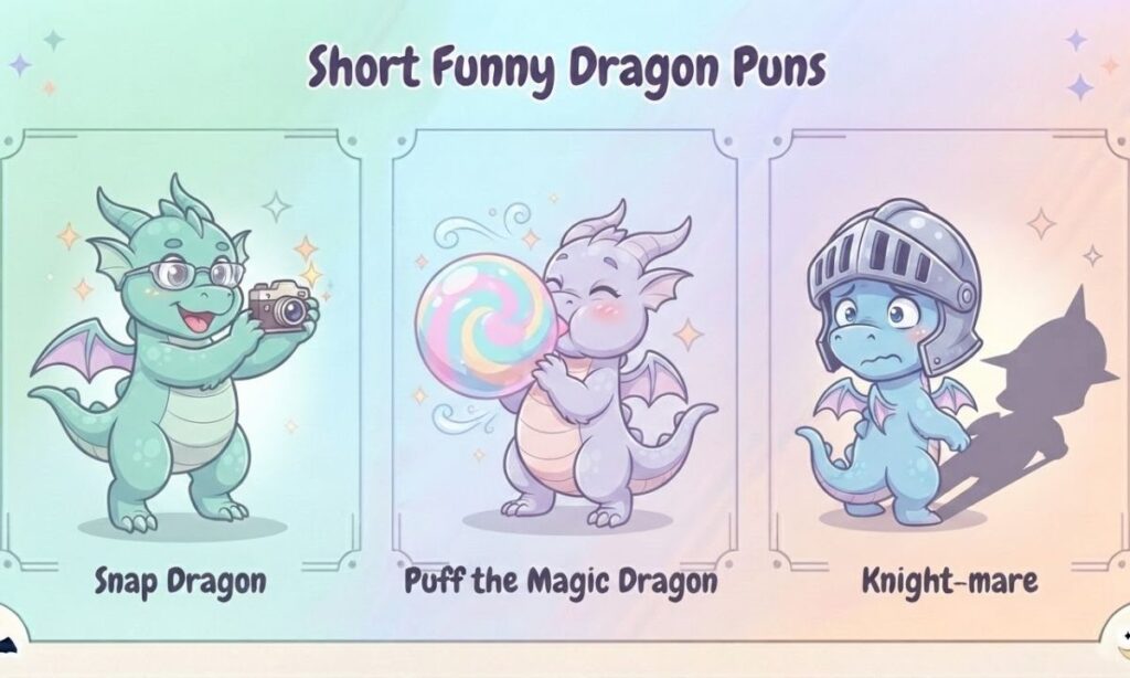 Short Funny Dragon Puns