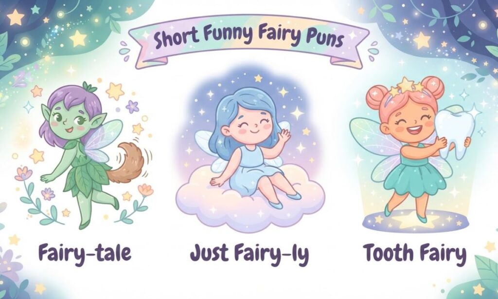 Short Funny Fairy Puns