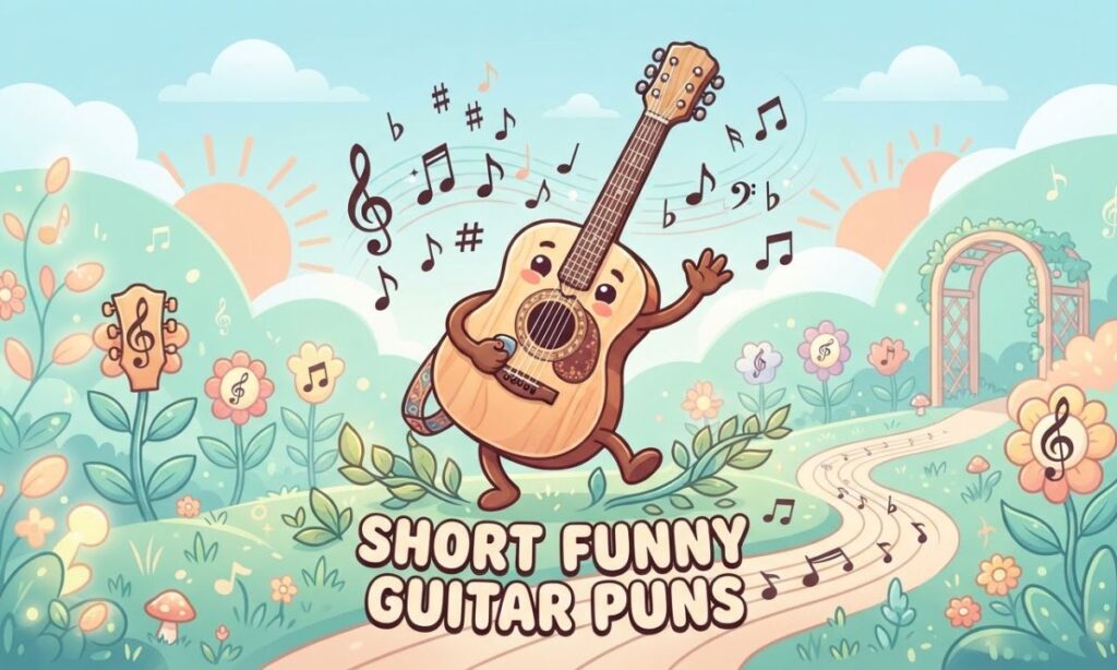 Short Funny Guitar Puns