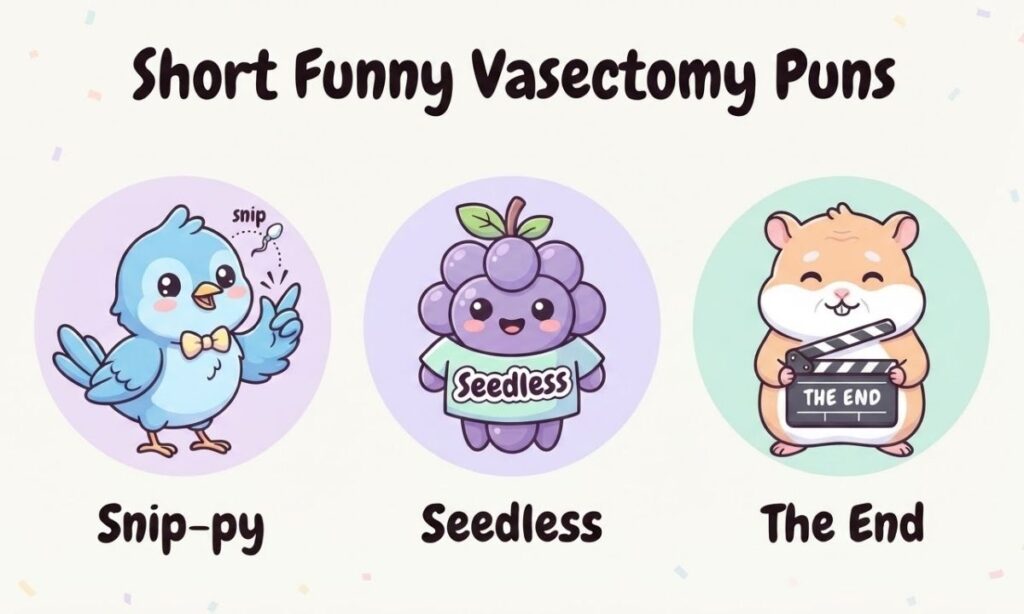Short Funny Vasectomy Puns