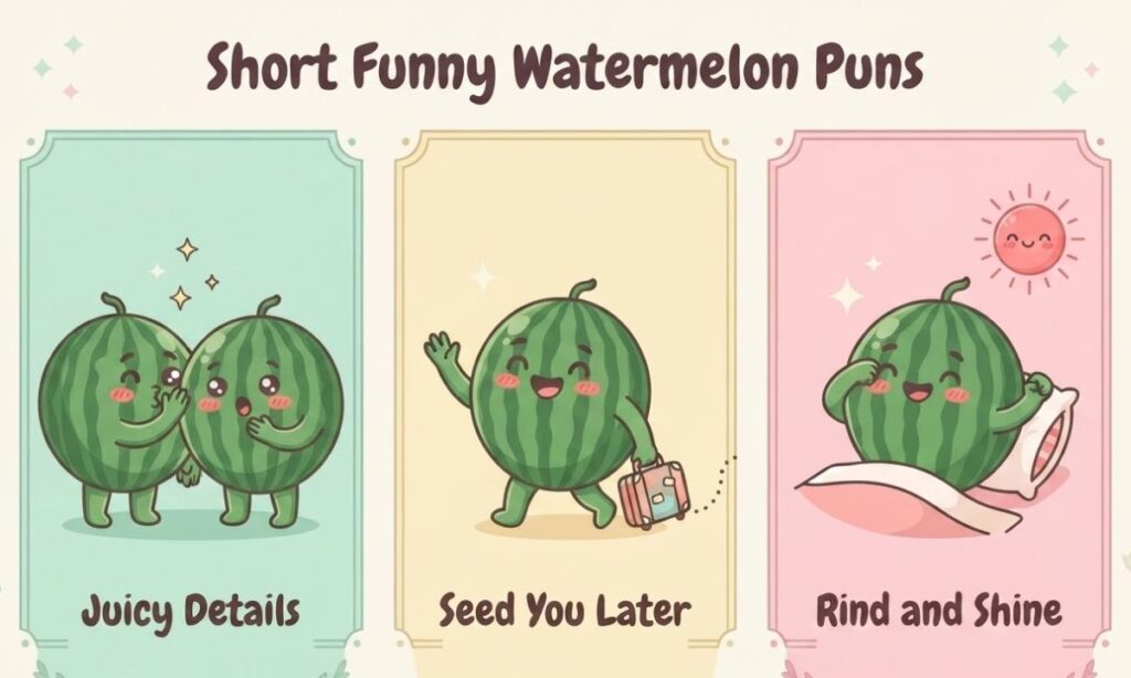 Short Funny Watermelon Puns