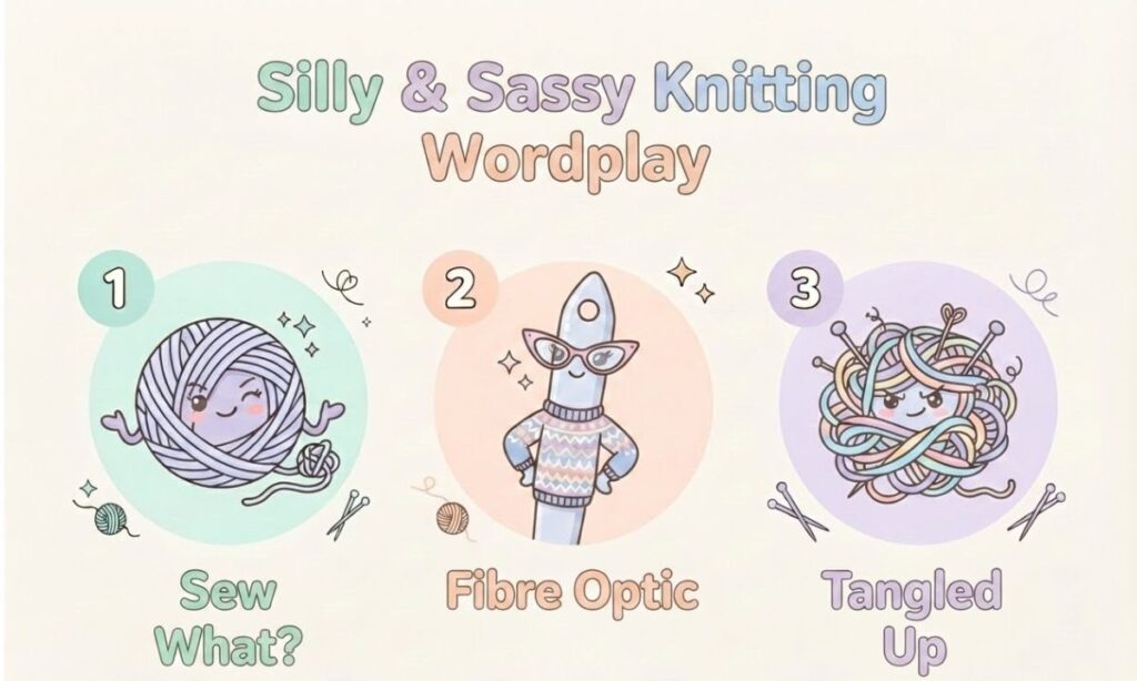 Silly & Sassy Knitting Wordplay