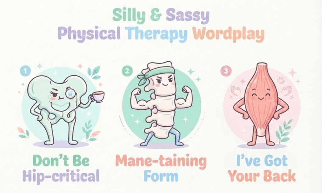 Silly & Sassy Physical Therapy Wordplay