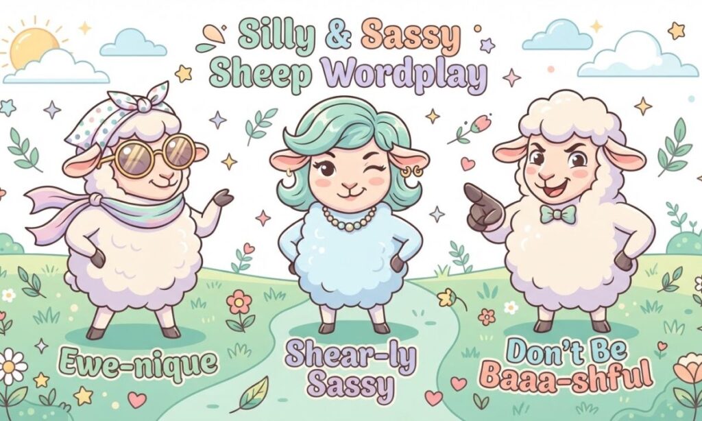 Silly & Sassy Sheep Wordplay