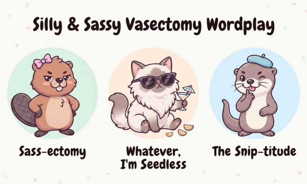 Silly & Sassy Vasectomy Wordplay