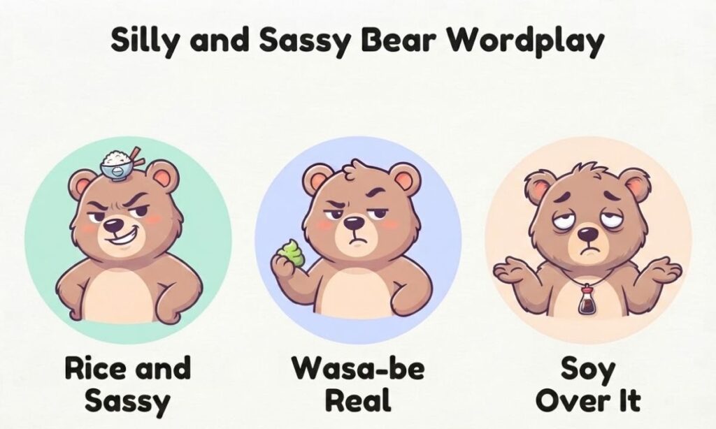 Silly and Sassy Bear Wordplay