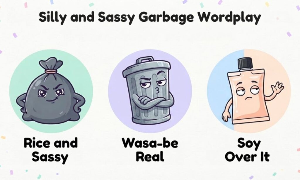 Silly and Sassy Garbage Wordplay