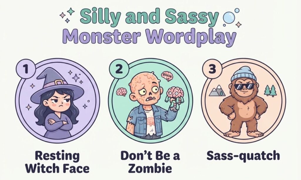Silly and Sassy Monster Wordplay