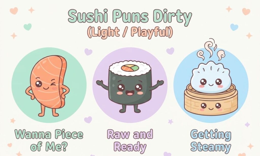 Sushi Puns Dirty (Light Playful)