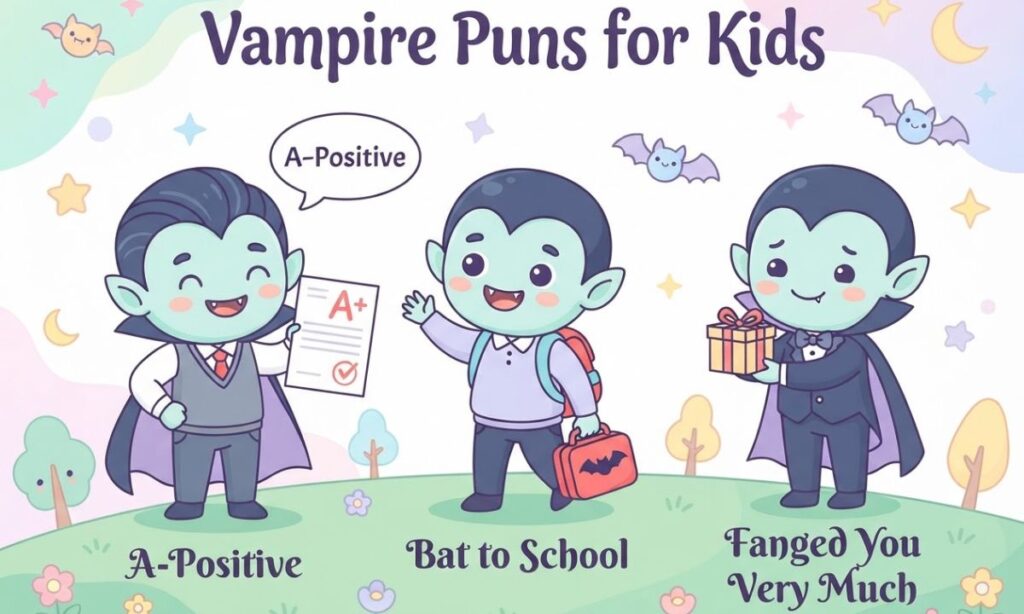 Vampire Puns for Kids
