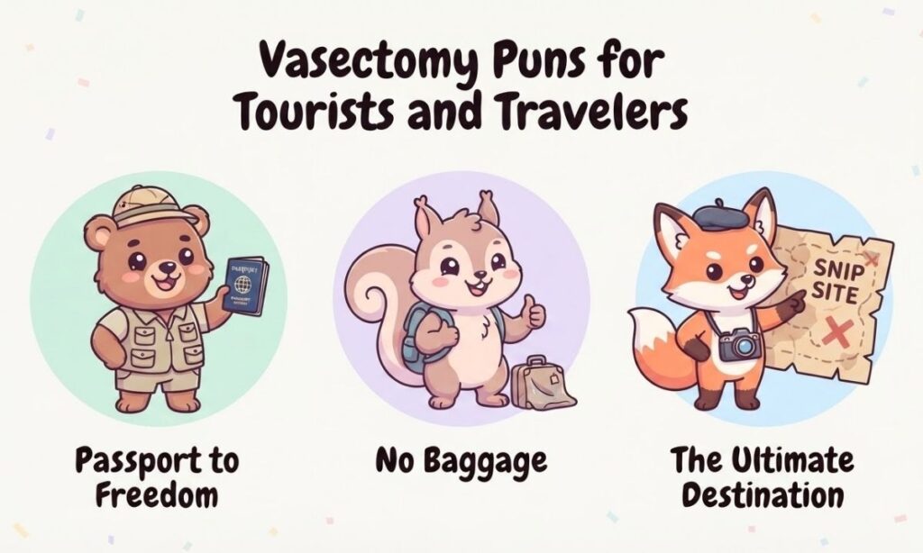 Vasectomy Puns for Tourists and Travelers