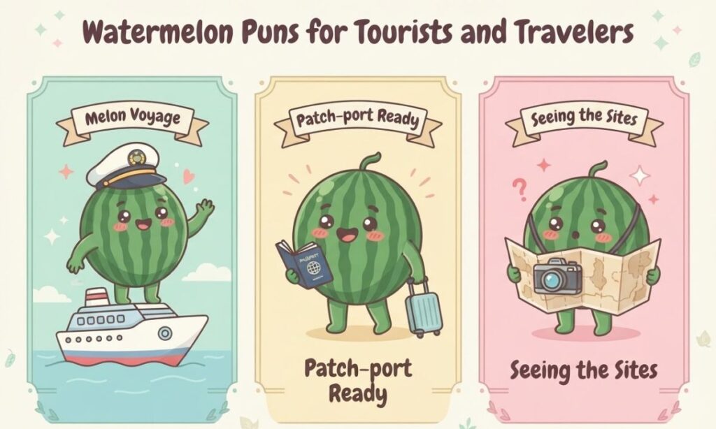 Watermelon Puns for Tourists and Travelers