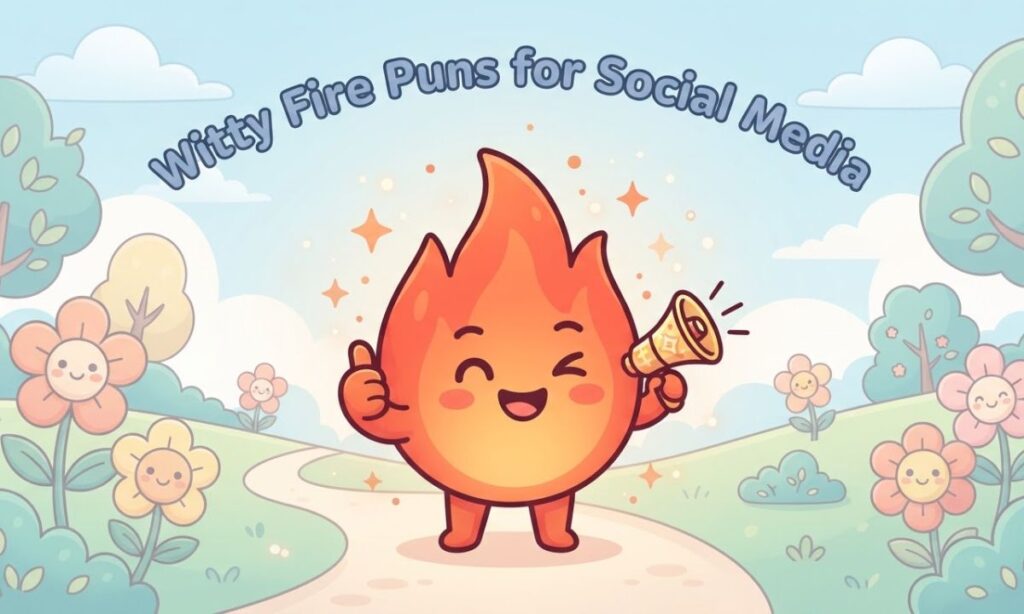Witty Fire Puns for Social Media