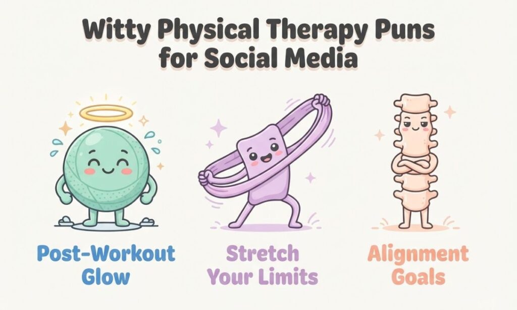 Witty Physical Therapy Puns for Social Media