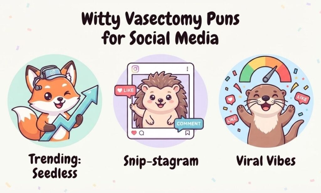 Witty Vasectomy Puns for Social Media