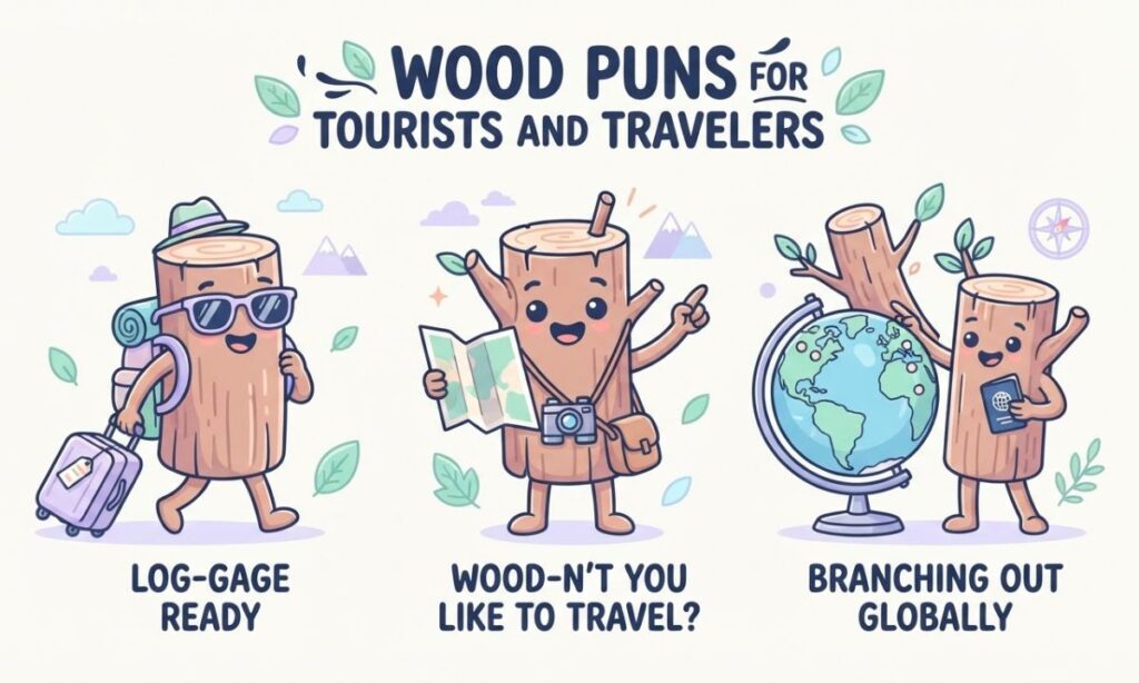 Wood Puns for Tourists and Travelers