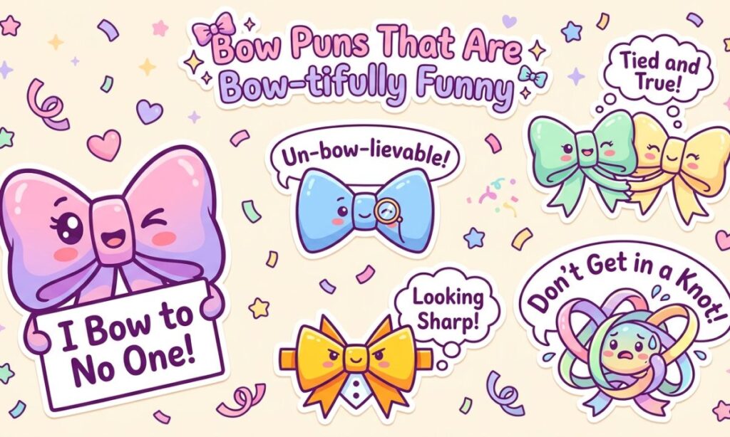 299+ Bow Puns That Are Bow-tifully Funny (Clever, Cute & Hilarious)