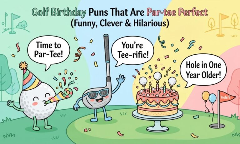 299+ Golf Birthday Puns That Are Par-tee Perfect (Funny, Clever & Hilarious)