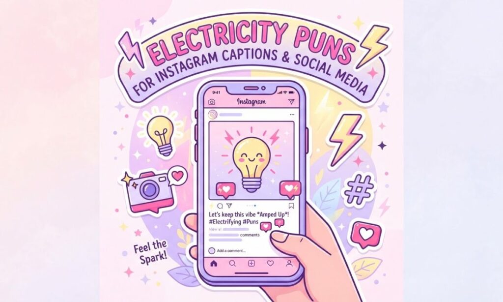 Electricity Puns for Instagram Captions and Social Media