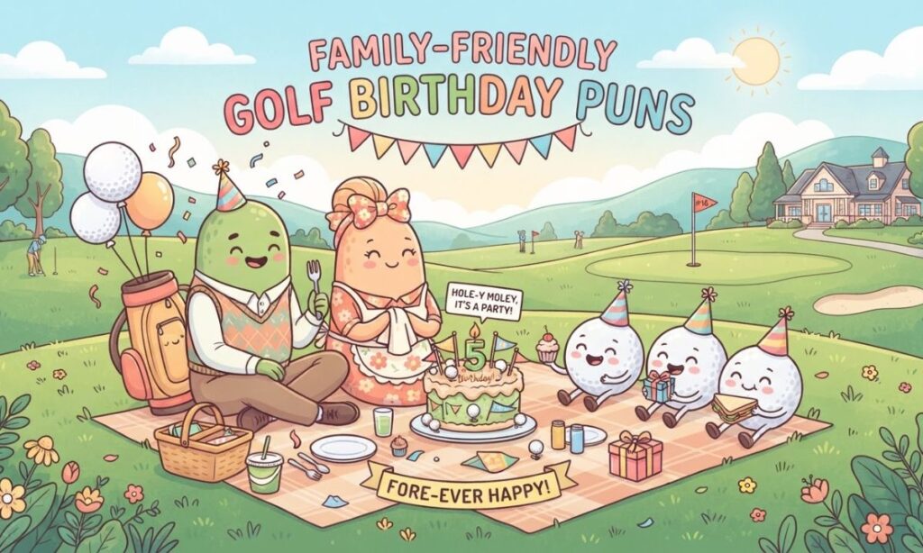 Family-Friendly Golf Birthday Puns