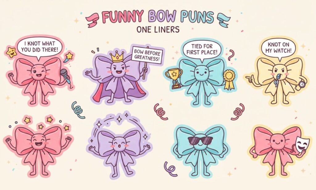 Funny Bow Puns One Liners