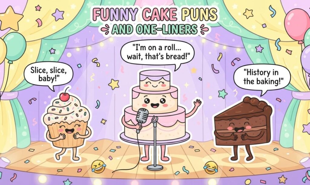 Funny Cake Puns and One-Liners