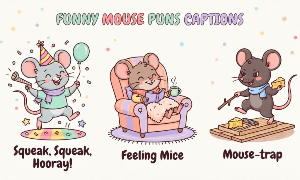 Funny Mouse Puns Captions