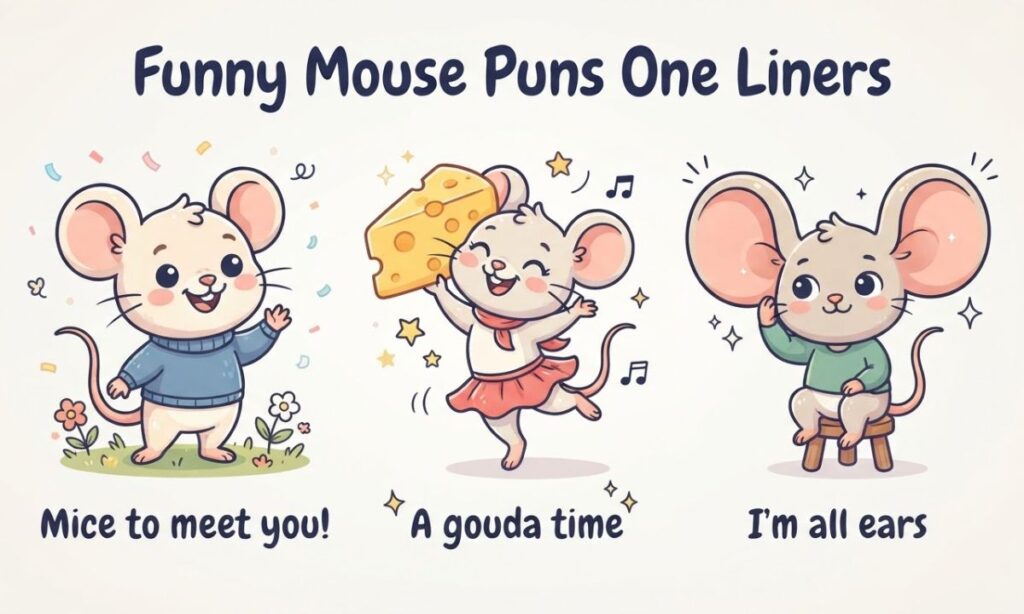 Funny Mouse Puns One Liners