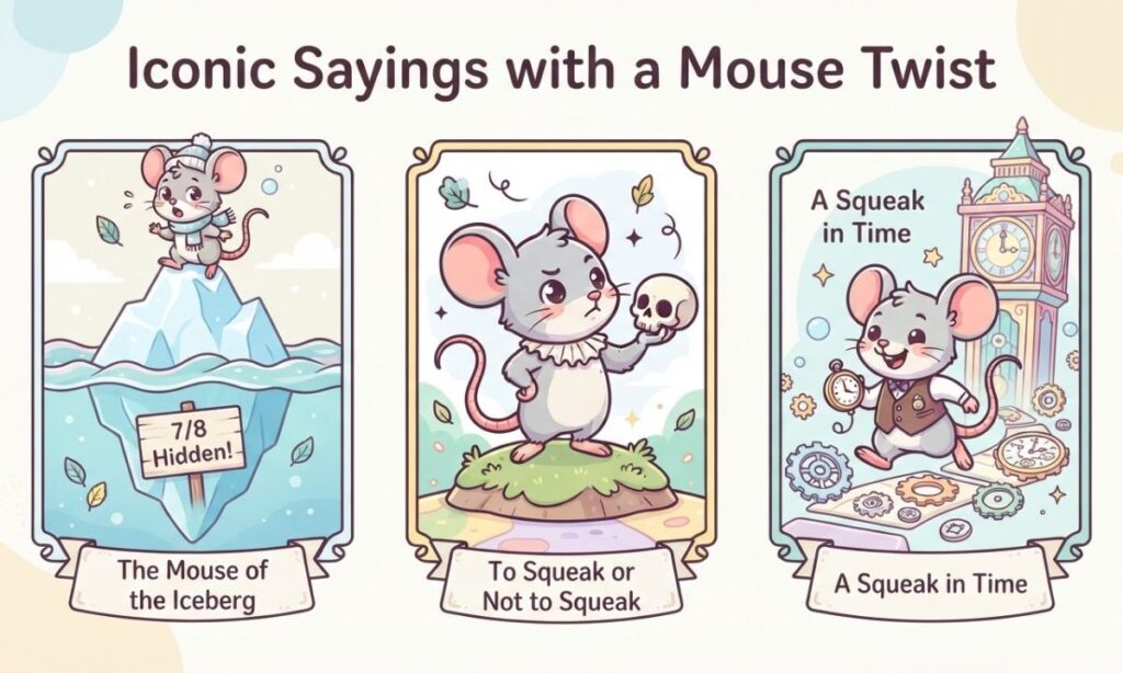 Iconic Sayings with a Mouse Twist