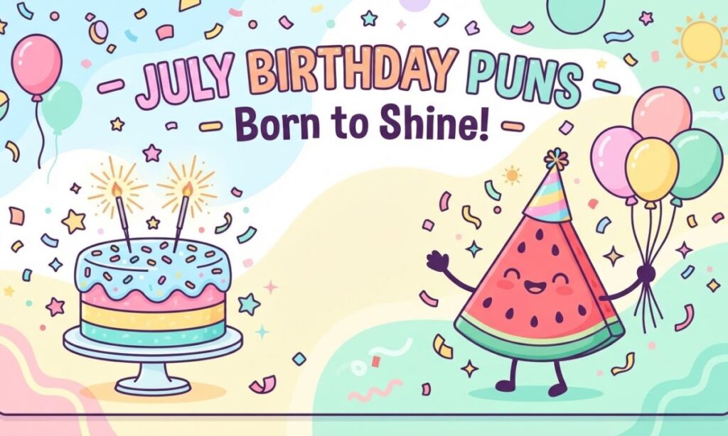 July Birthday Puns