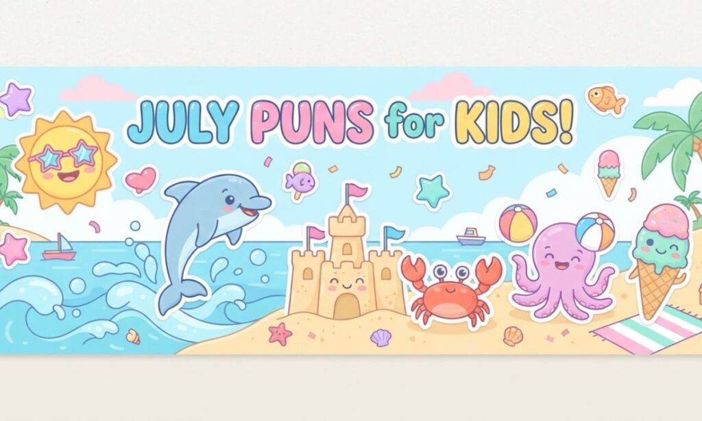 July Puns Kids