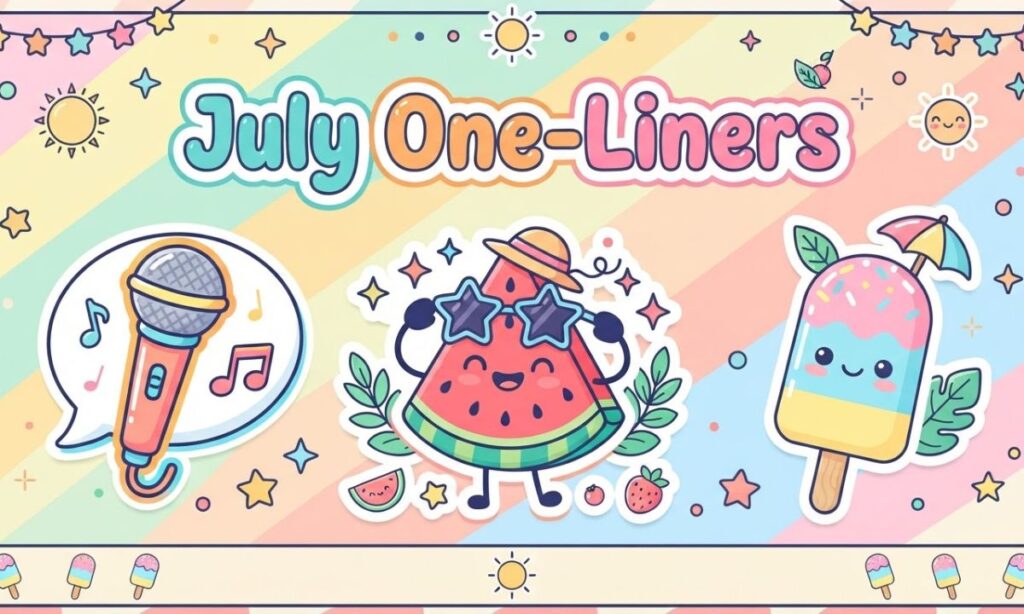 July Puns One Liners