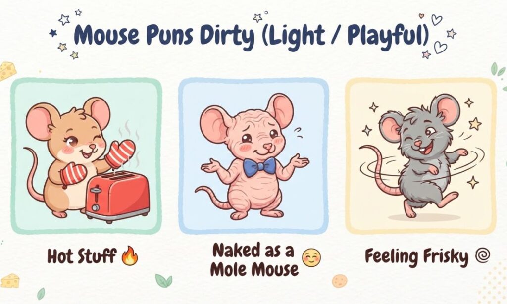 Mouse Puns Dirty (Light Playful)