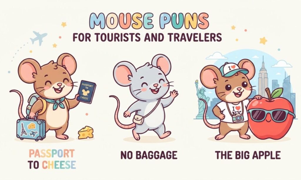 Mouse Puns for Tourists and Travelers