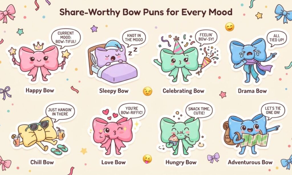 Share-Worthy Bow Puns for Every Mood
