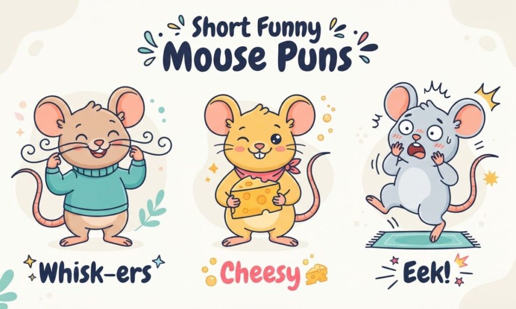 Short Funny Mouse Puns