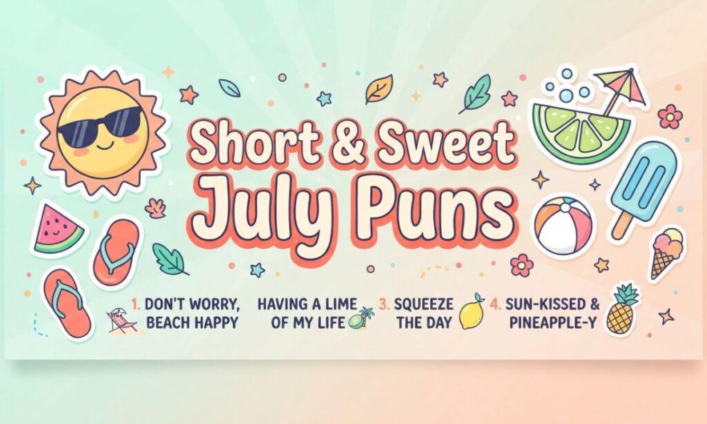 Short July Puns