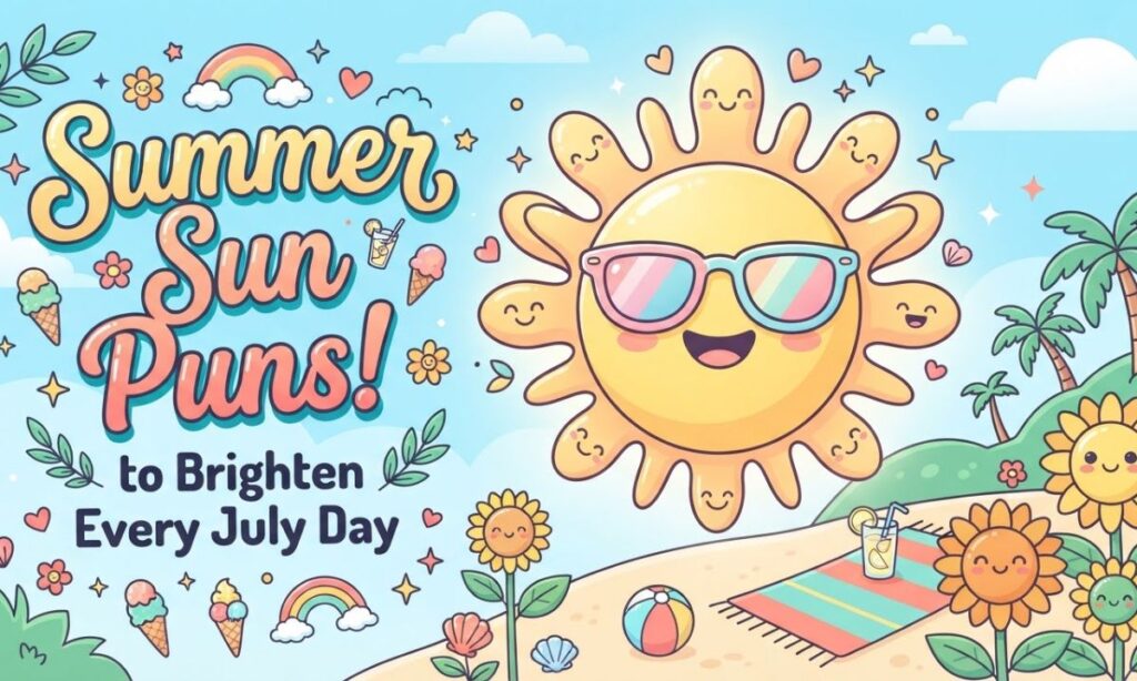 Summer Sun Puns to Brighten Every July Day