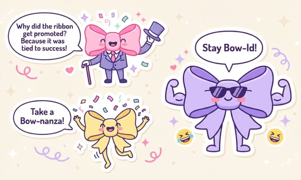 Witty Bow Puns for Social Media