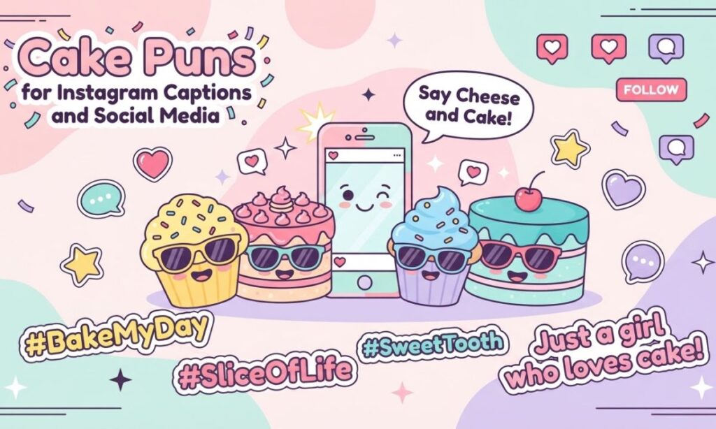 cakeeeeee puns inst