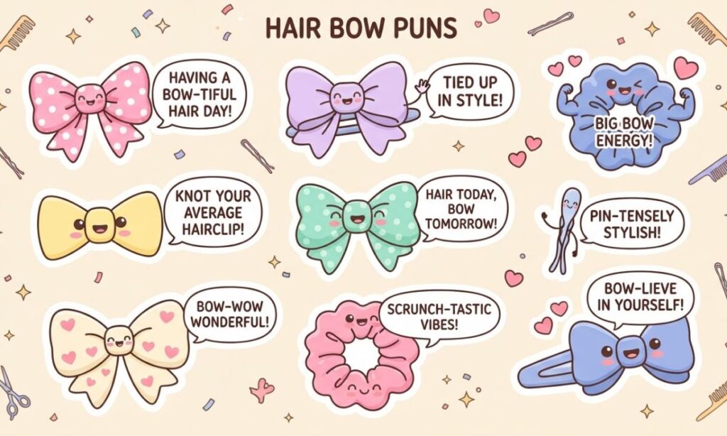 hair bow puns