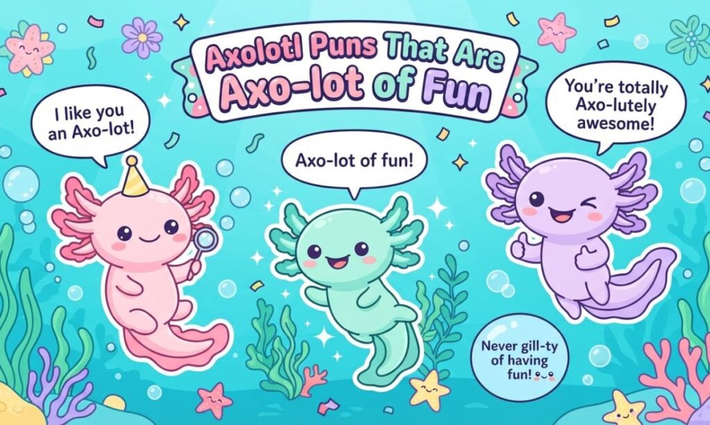 Axolotl Puns