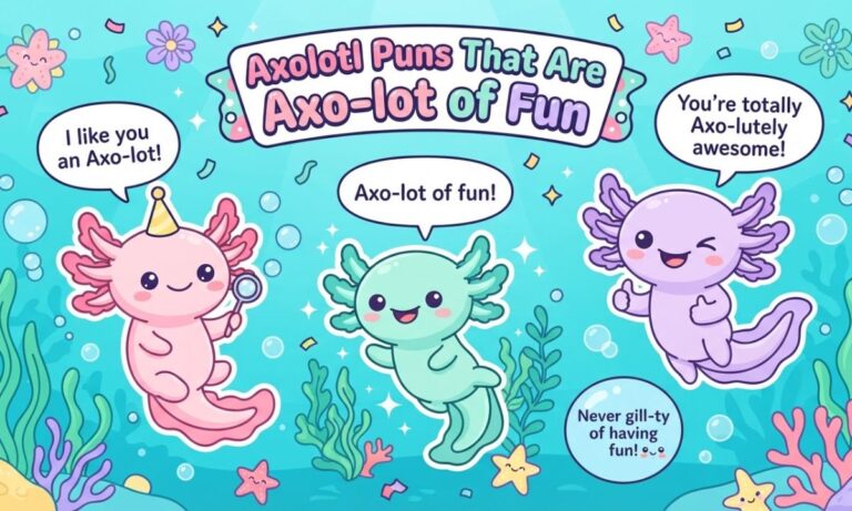 Axolotl Puns