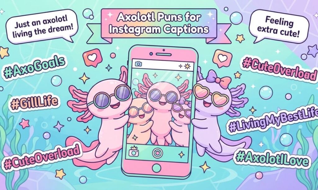 Axolotl Puns insta