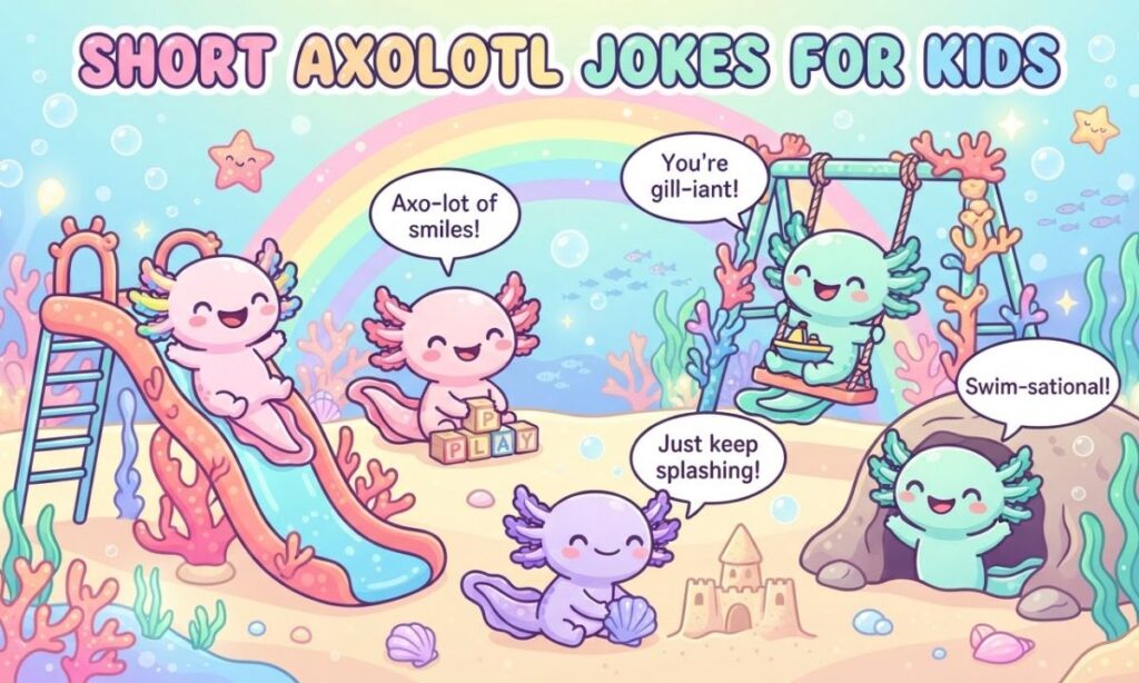 Axolotl Puns kid