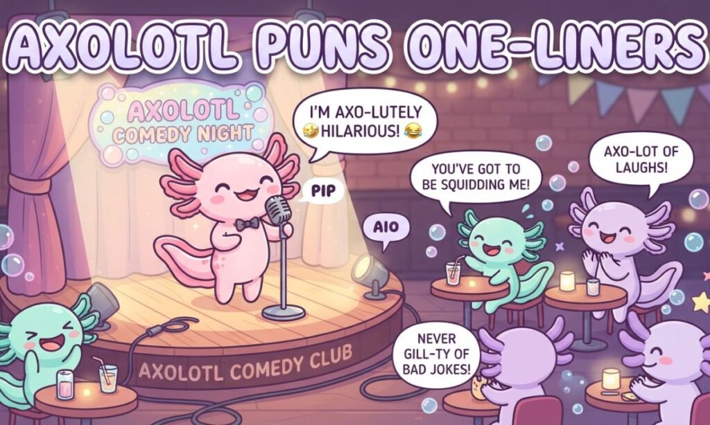 Axolotl Puns onelim