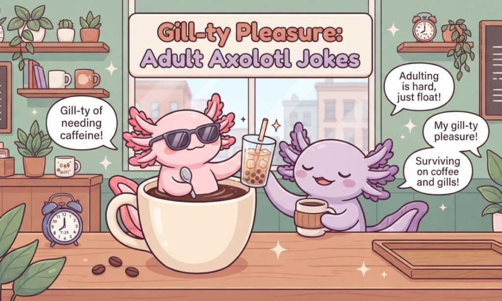 Axolotl Puns x