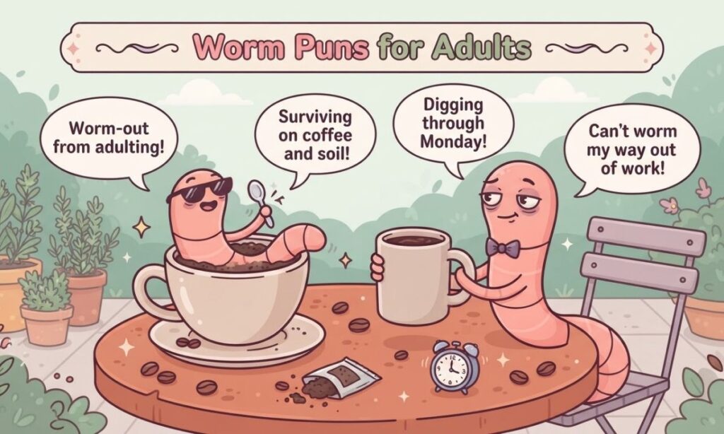 Worm Puns adults